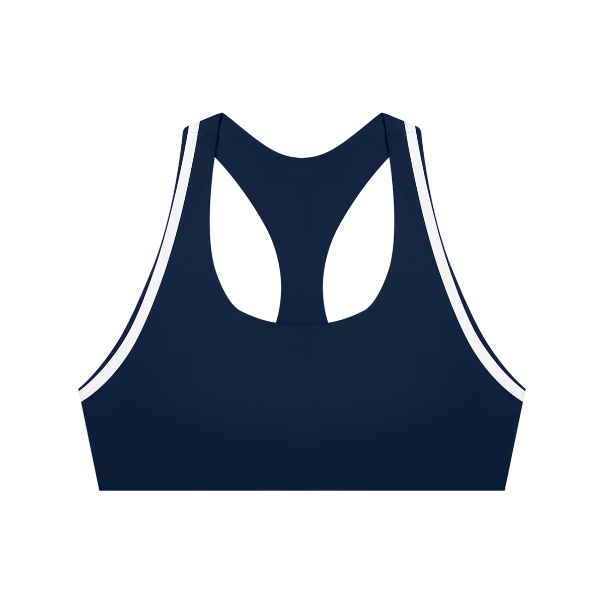Biustonosz Sportowy Racerback Contrast Tape – Nowrocky™ — biustonosz sportowy z profilu, taśma na boku