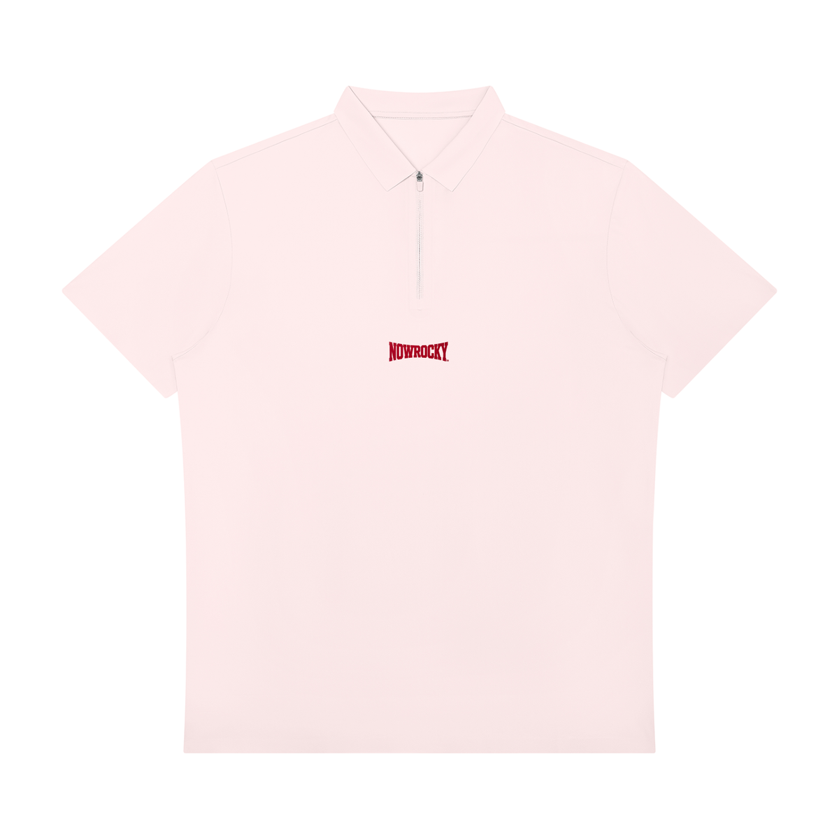 Polo Quarter-Zip Performance – Nowrocky™ — polo na modelu, cała sylwetka