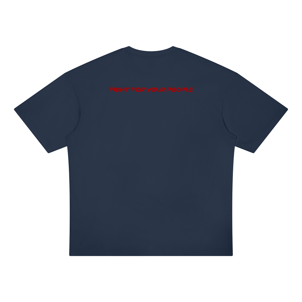 T-shirt Oversized Drop Shoulder – Nowrocky™ — rękaw i mankiet z bliska