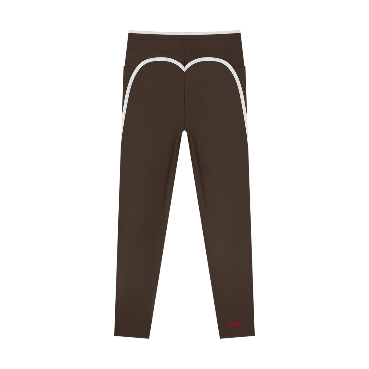 Legginsy Color Block Wysoki Stan – Nowrocky™ — układ na płasko, pełna długość nogawki