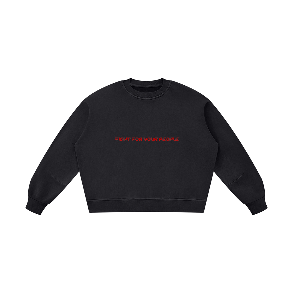Bluza Boxy Vintage Wash w kolorze czarny – Nowrocky (streetwear)