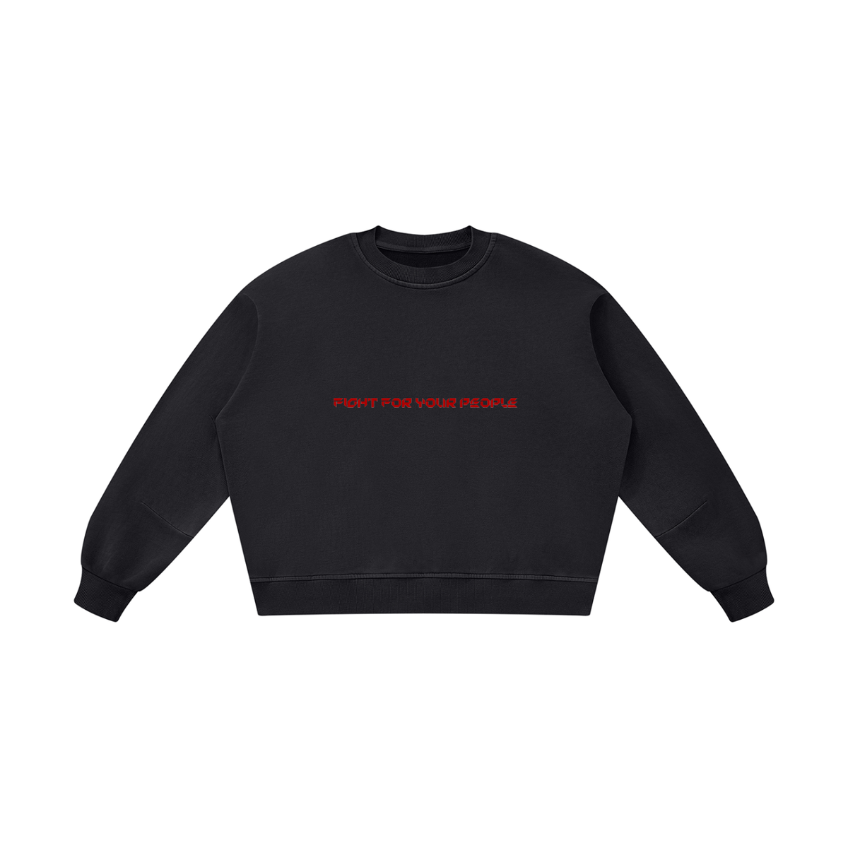 Bluza Boxy Vintage Wash w kolorze czarny – Nowrocky (streetwear)