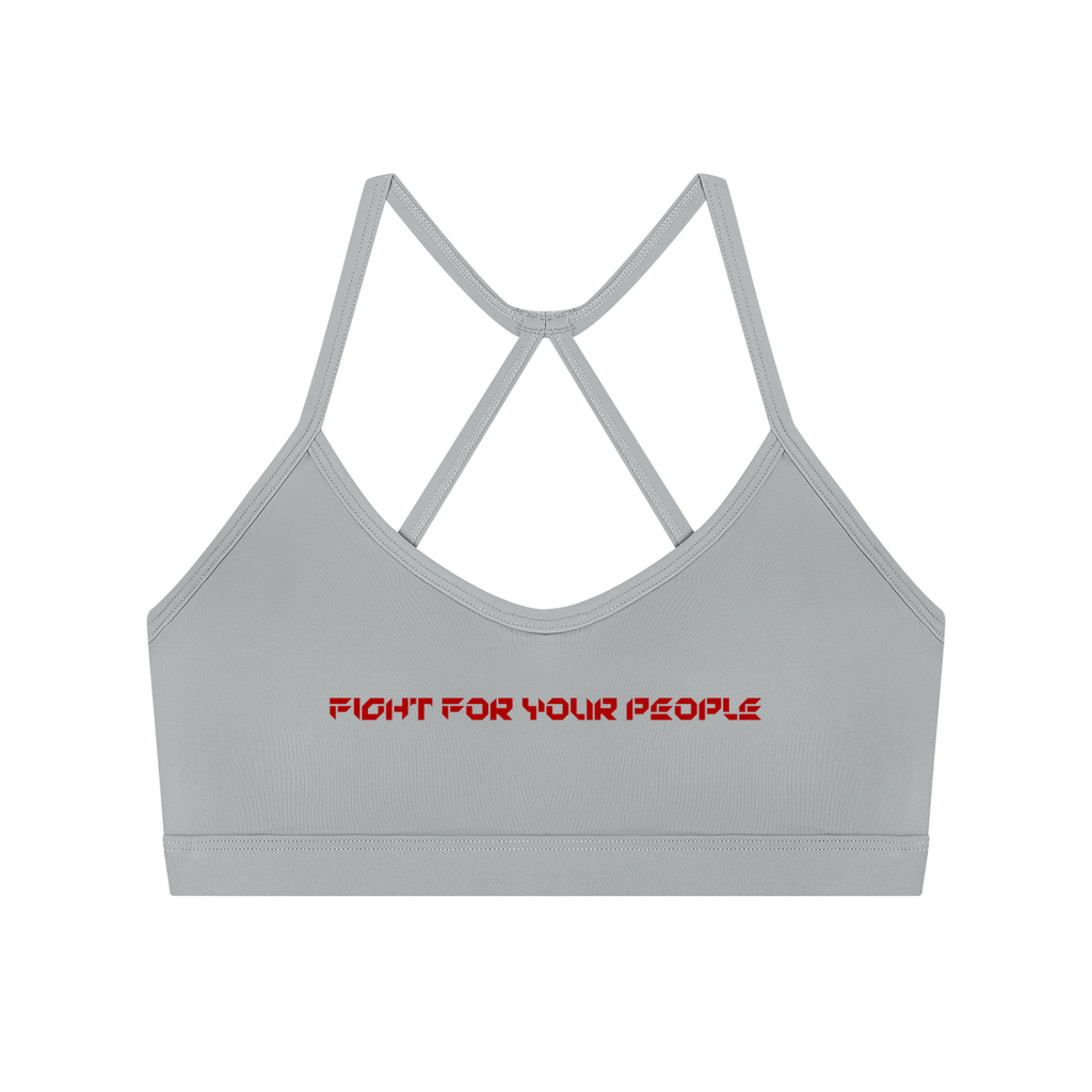 Biustonosz Sportowy Tight Y-Back – Nowrocky™ — dekolt i ściągacz podpiersiowy