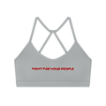 Biustonosz Sportowy Tight Y-Back – Nowrocky™ — dekolt i ściągacz podpiersiowy