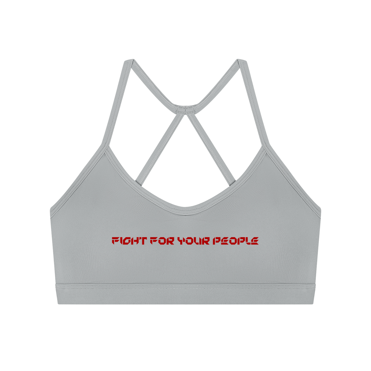 Biustonosz Sportowy Tight Y-Back – Nowrocky™ — dekolt i ściągacz podpiersiowy