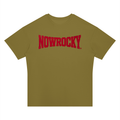 T-shirt Drop Shoulder Loose – Nowrocky™ — koszulka z profilu, swobodny krój