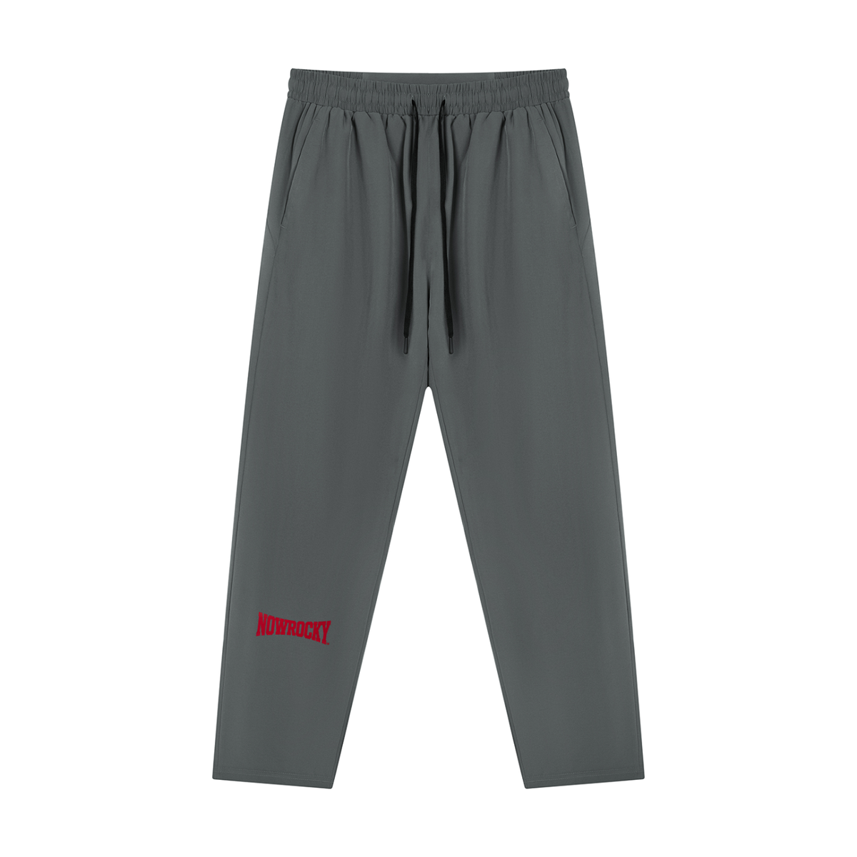 Spodnie Drawstring Reflective – Nowrocky™ — spodnie na modelu, cała sylwetka