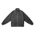 Kurtka Mesh Vintage Wash Full Zip – Nowrocky™ — kurtka na zamek z panelem mesh, przód