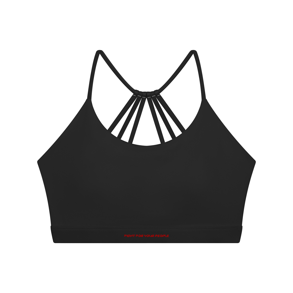 Biustonosz Sportowy Color Block Strappy Back – Nowrocky™ — stanik sportowy w bloki kolorów, przód