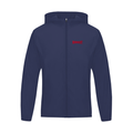 Kurtka z Kapturem Full Zip – Nowrocky™ — zamek błyskawiczny na całej długości, detal