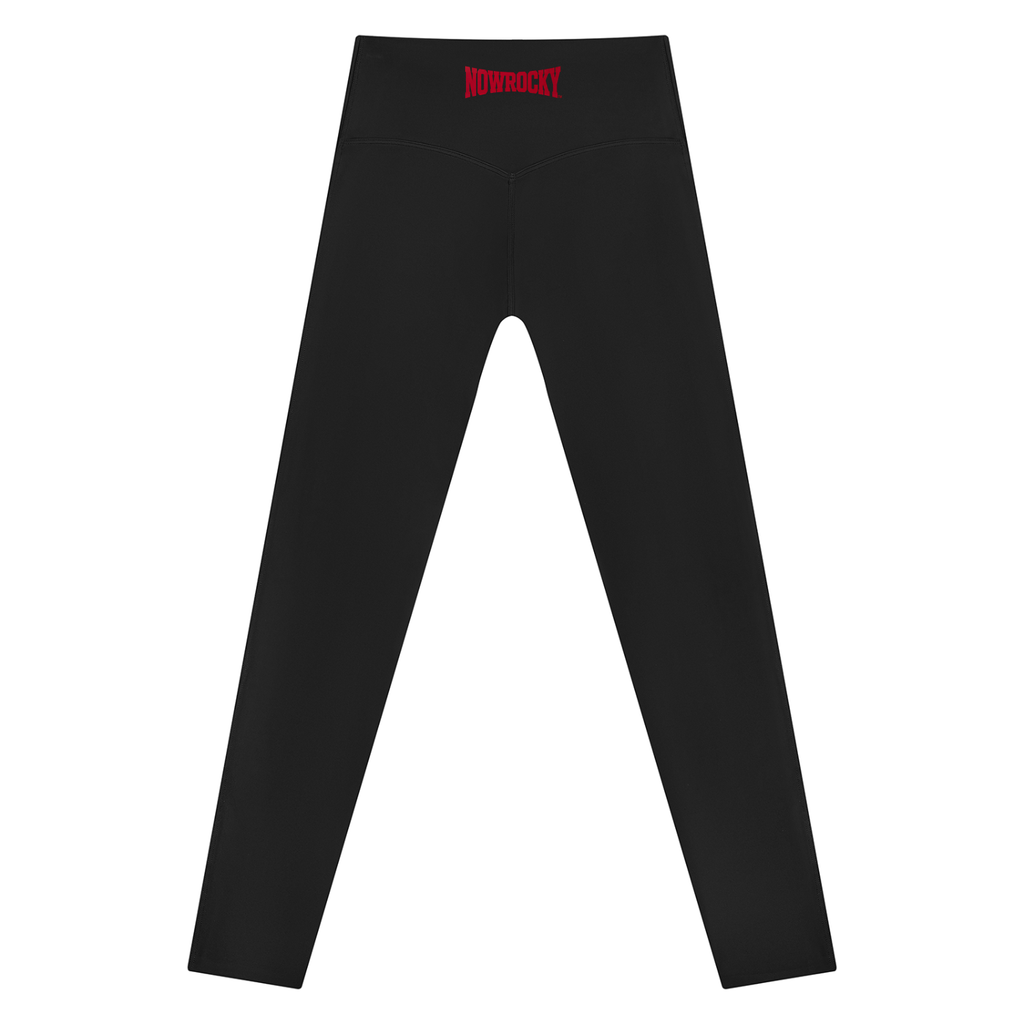 Legginsy High Rise z Lampasem – Nowrocky™ — legginsy od tyłu, lampas wzdłuż nogawki