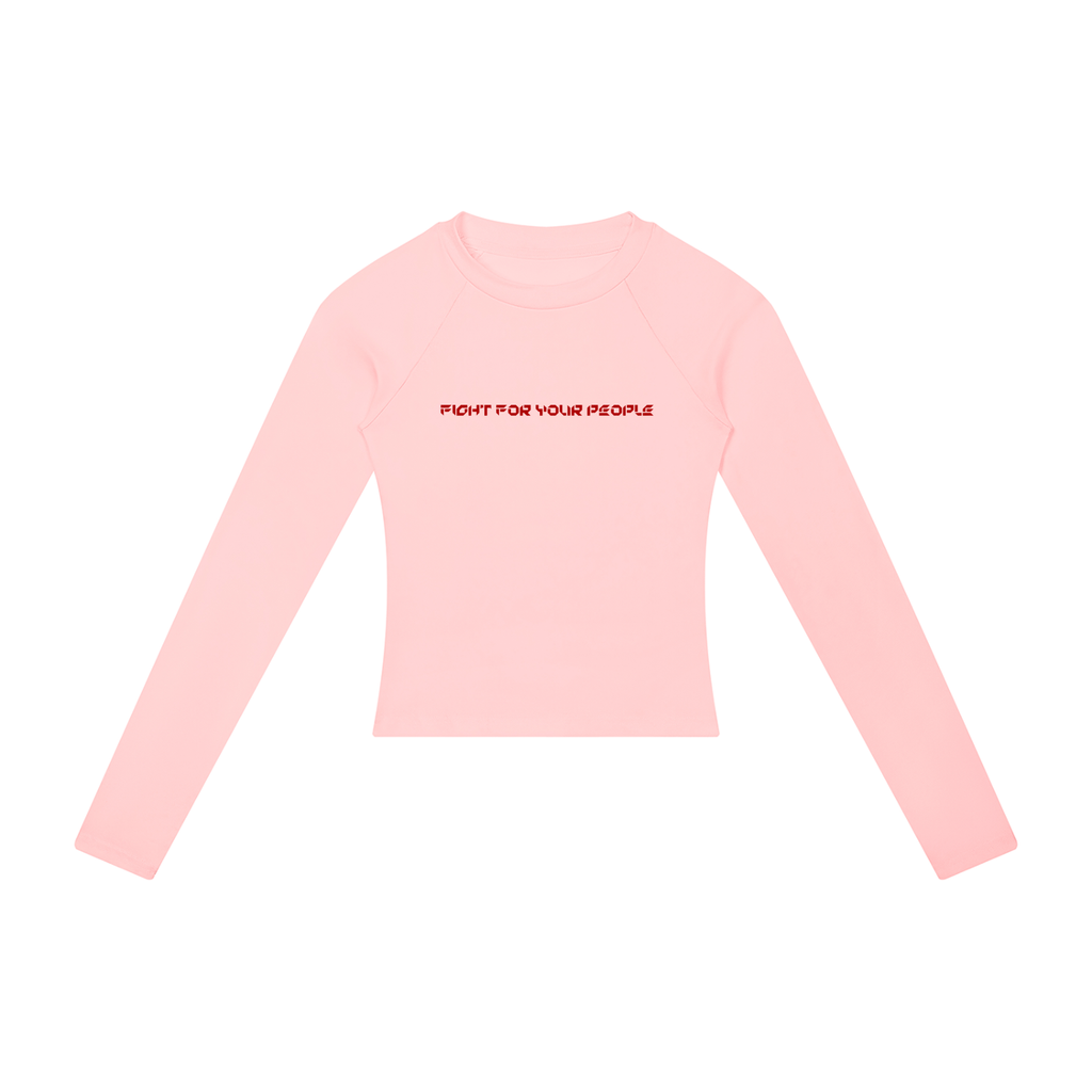Longsleeve Slim Raglan w kolorze rozowy – Nowrocky (streetwear)