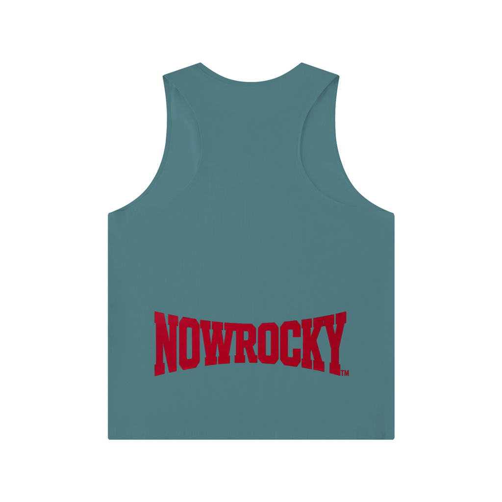 Tank Top Crewneck Loose – Nowrocky™ — faktura bawełnianej dzianiny