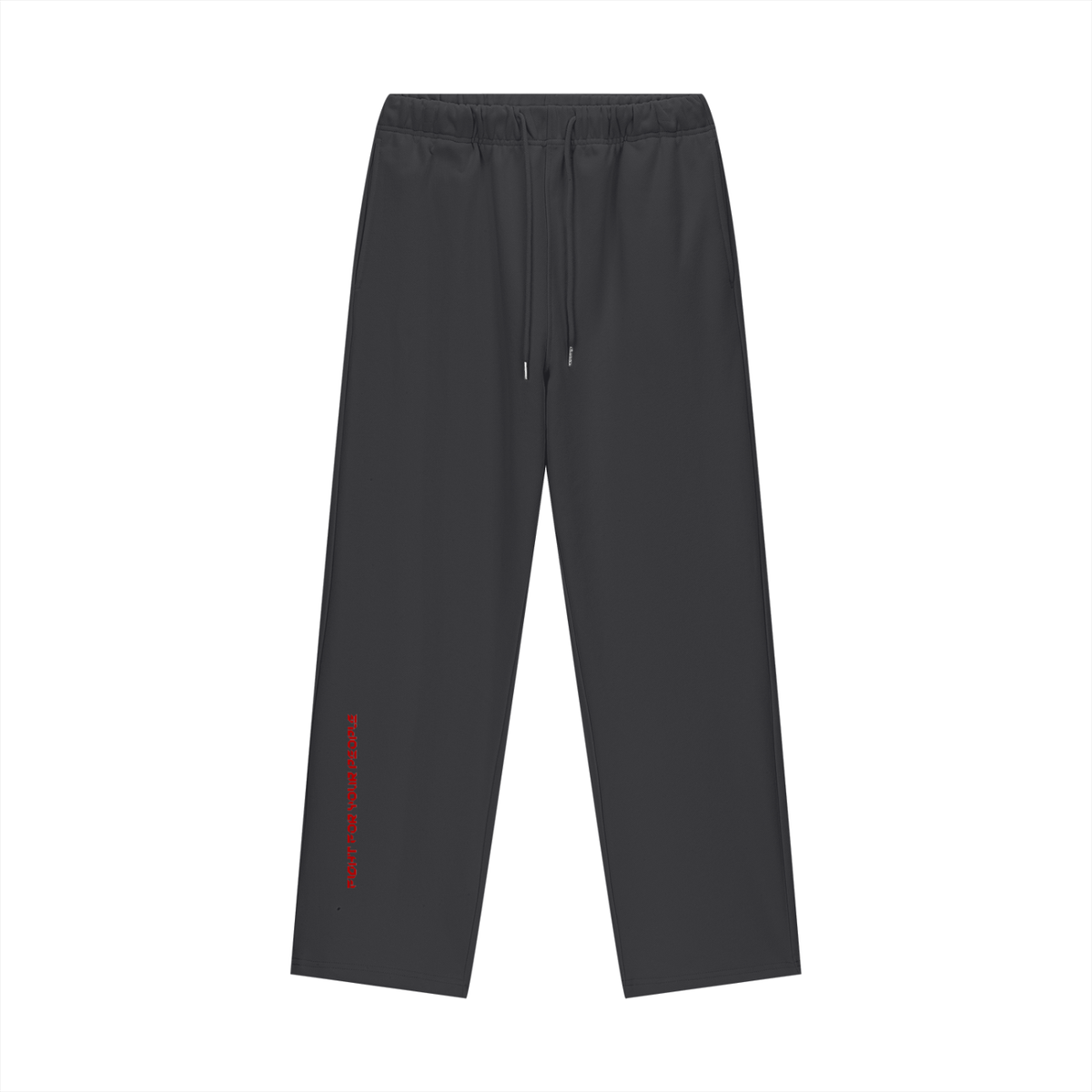 Spodnie Dresowe Heavyweight Straight Leg – Nowrocky™ — spodnie dresowe z grubej dzianiny, z przodu