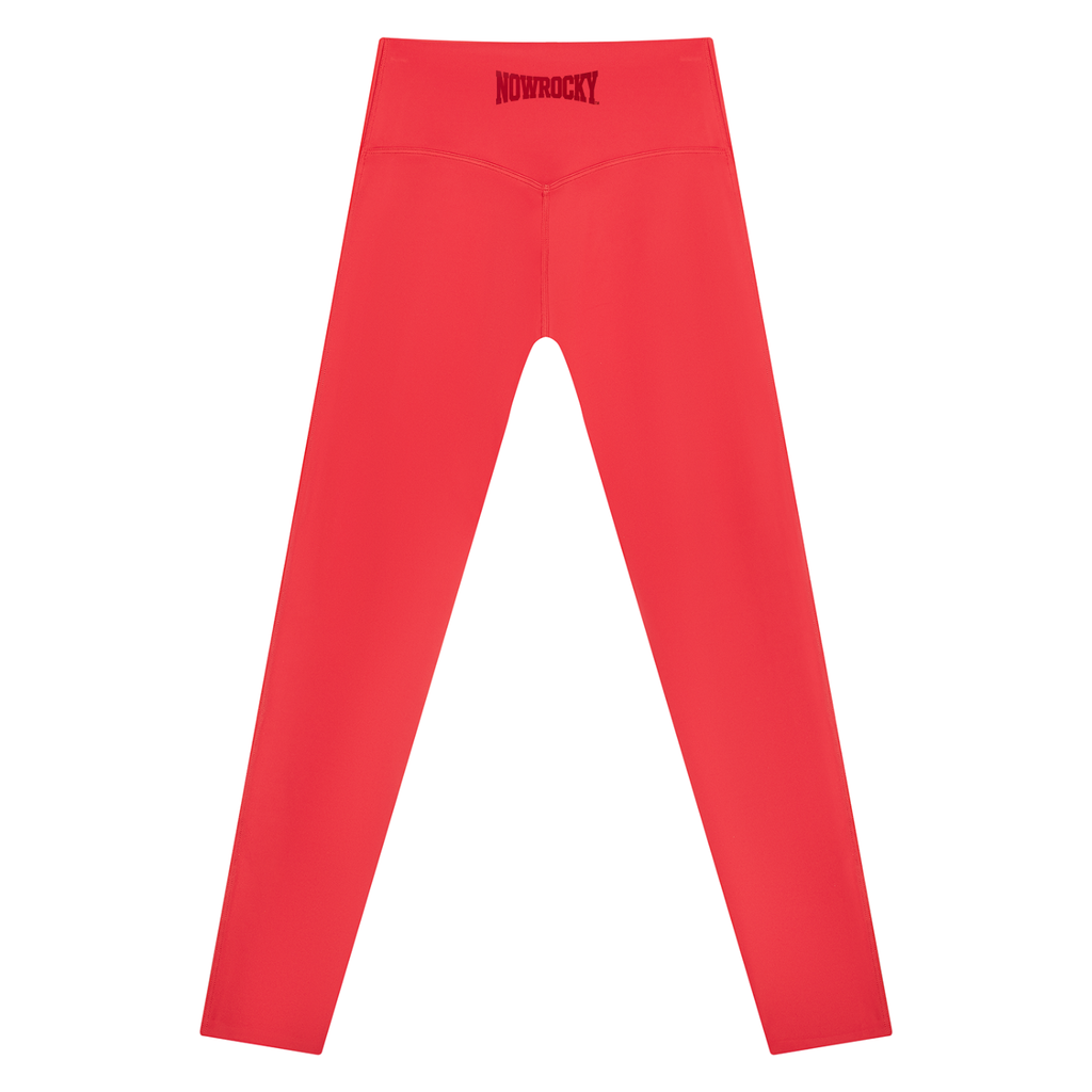 Legginsy High Rise z Lampasem – Nowrocky™ — zbliżenie na kontrastowy lampas boczny