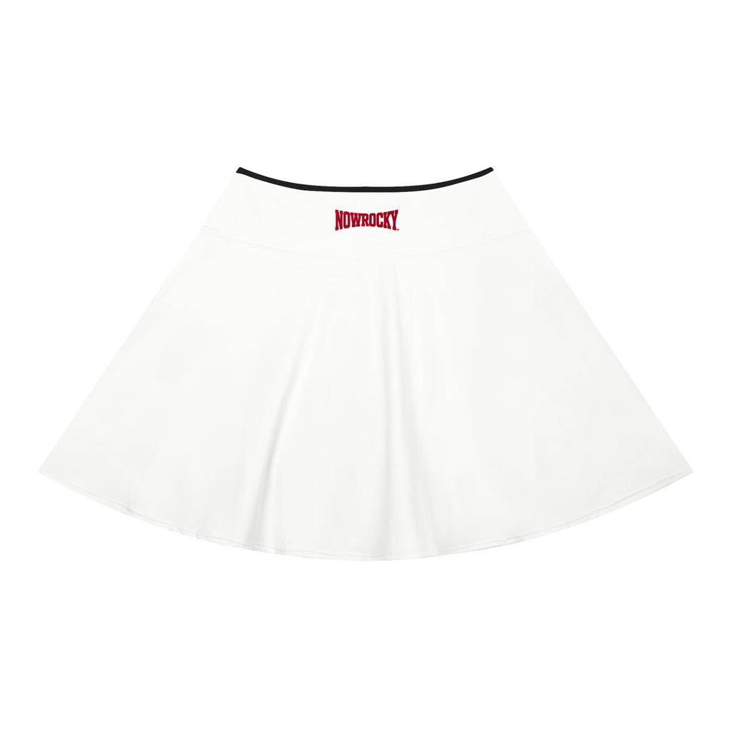Spódnica A-Line Crossover – Nowrocky™ — zbliżenie na zakładkę crossover w pasie