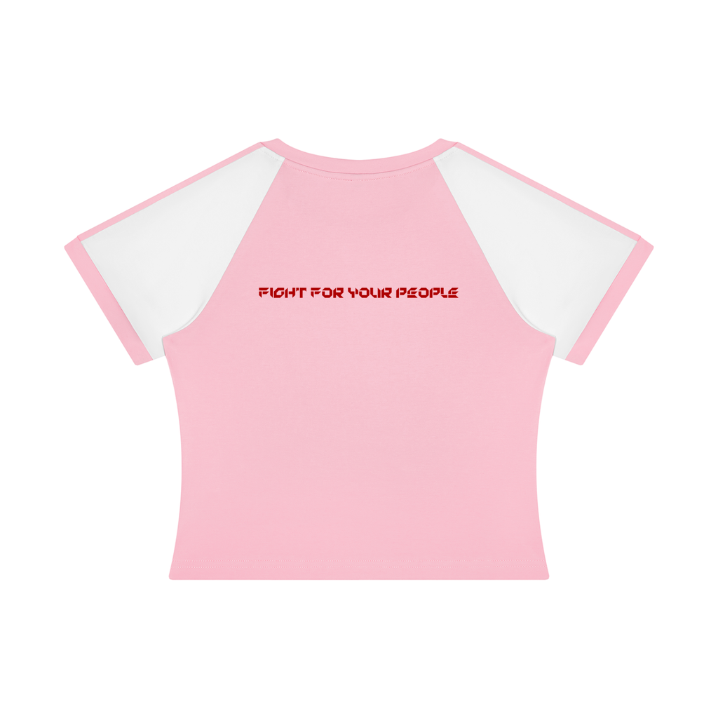 T-shirt Slim Raglan Color Block – Nowrocky™ — kadr trzy czwarte sylwetki