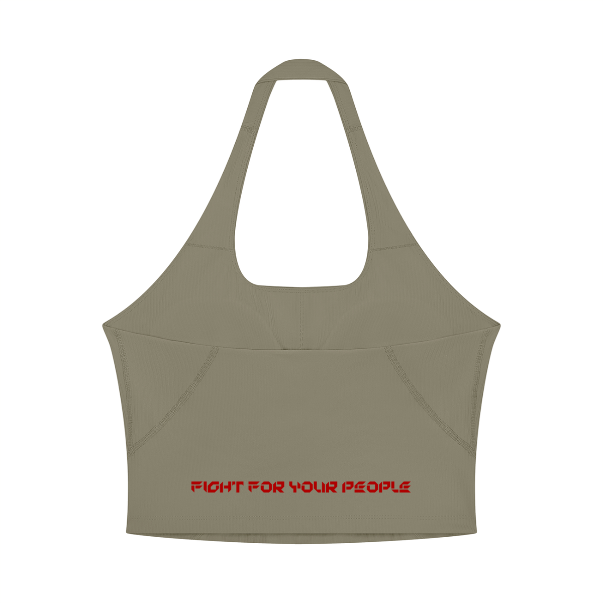 Tank Top Halter Crop – Nowrocky™ — odkryte plecy i linia szwu