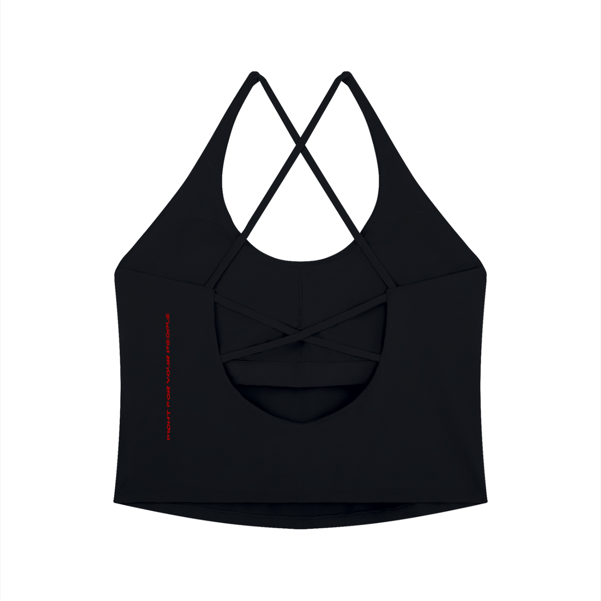 Tank Top Halter Cross Back – Nowrocky™ — koszulka bez rękawów, skrzyżowane ramiączka z tyłu