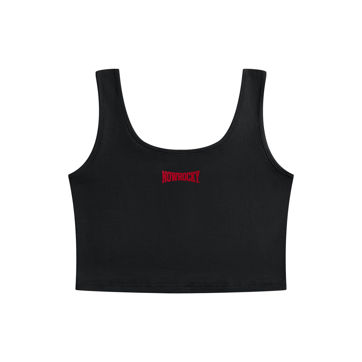 Tank Top Crop Bodycon – Nowrocky™ — koszulka bez rękawów od tyłu