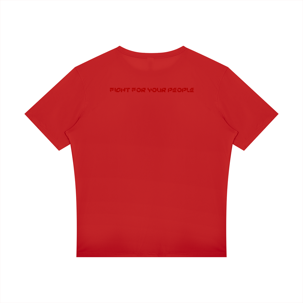 T-shirt Raglan Reflective Slim – Nowrocky™ — kadr studyjny całej sylwetki