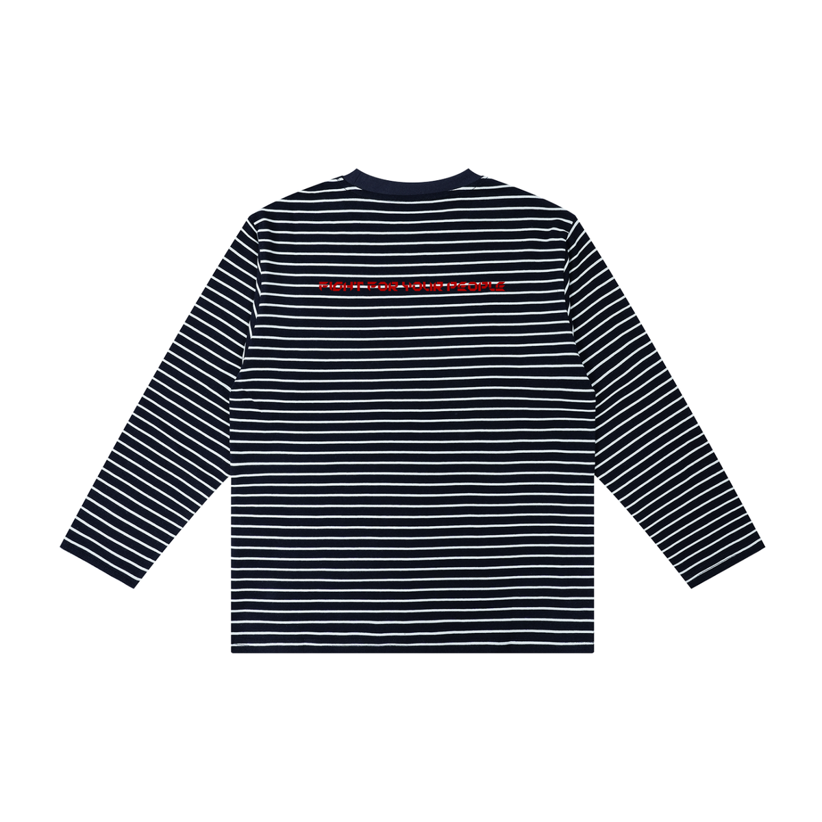 Longsleeve Dziecięcy Paski Contrast Rib – Nowrocky™ — kadr trzy czwarte sylwetki