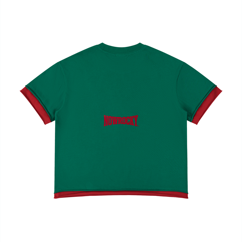 T-shirt Boxy Color Block – Nowrocky™