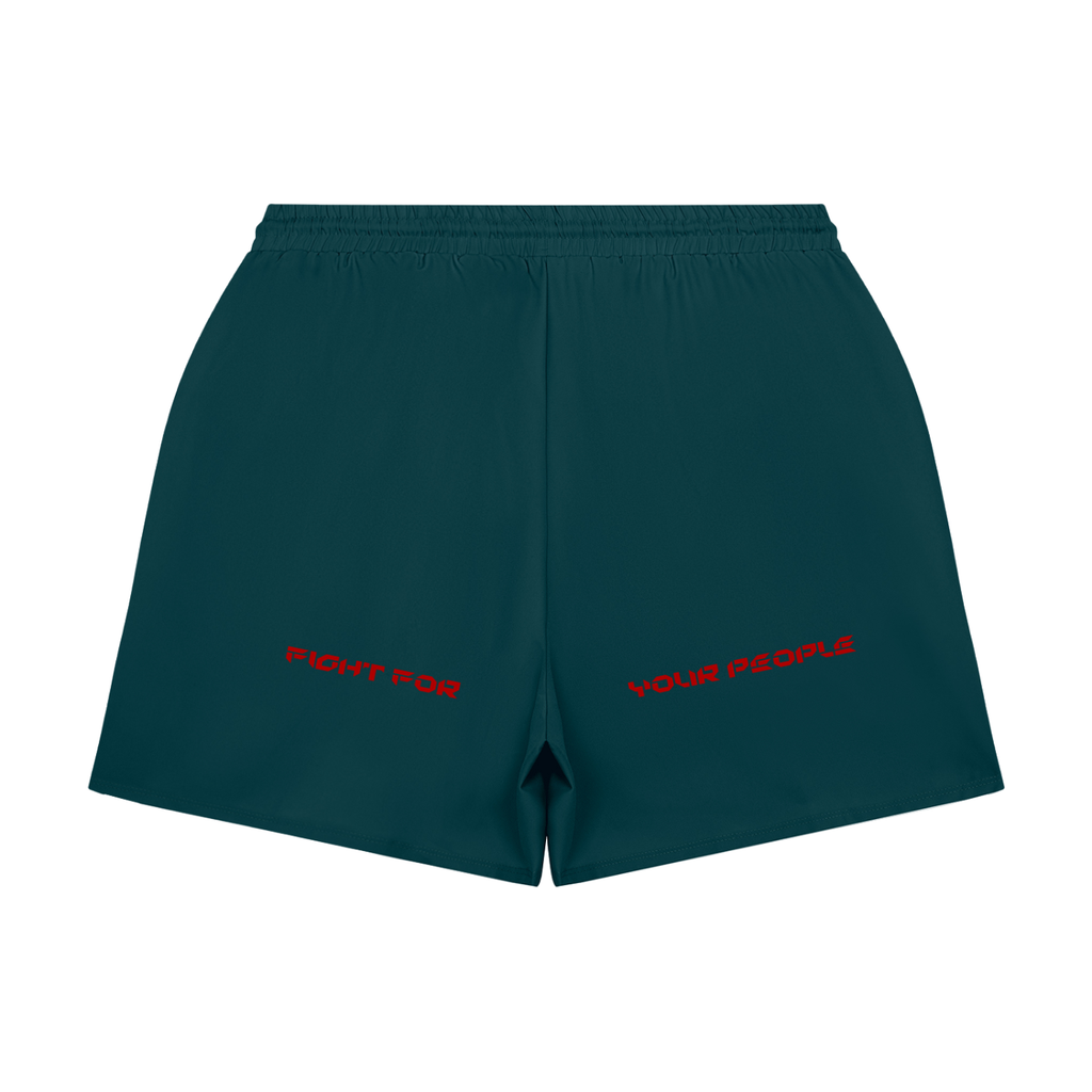 Szorty Treningowe Loose Drawstring – Nowrocky™ — zbliżenie na sznurek ściągający w pasie