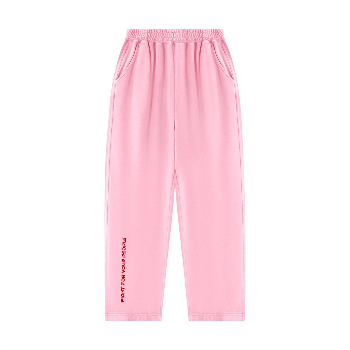 Spodnie Dresowe Balloon Mineral Wash w kolorze rozowy – Nowrocky (streetwear)
