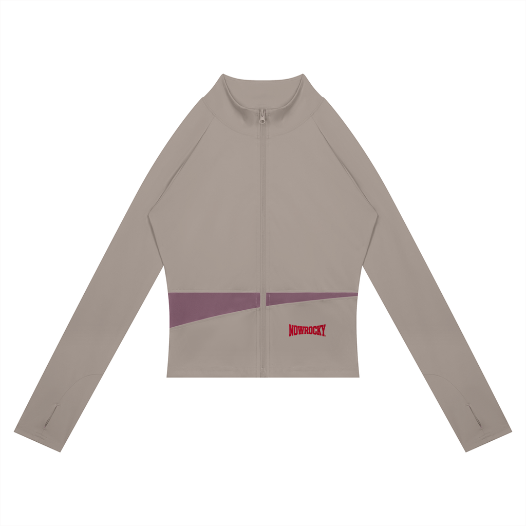 Kurtka Yoga Paneled w kolorze szaro-fioletowy – Nowrocky (streetwear)