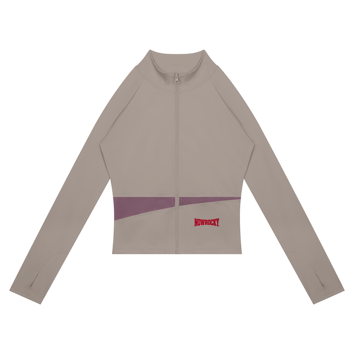 Kurtka Yoga Paneled w kolorze szaro-fioletowy – Nowrocky (streetwear)
