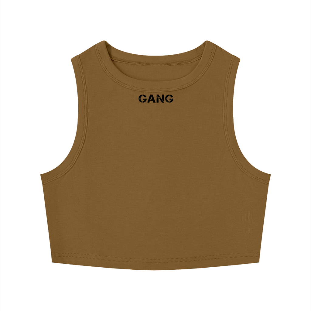 Tank Top Damski Tight Crewneck Crop – Nowrocky™