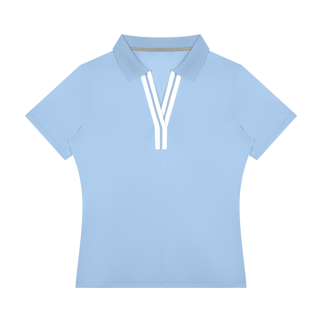 Polo Damskie Color Block Contrast Placket – Nowrocky™ — zestawienie kolorów bloków