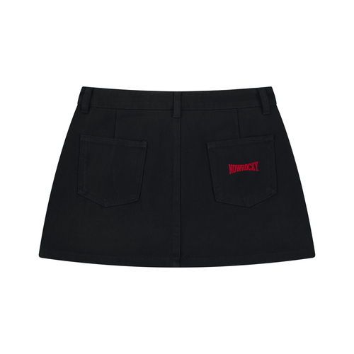 Spódnica Jeansowa Mini z Ćwiekami – Nowrocky (streetwear)