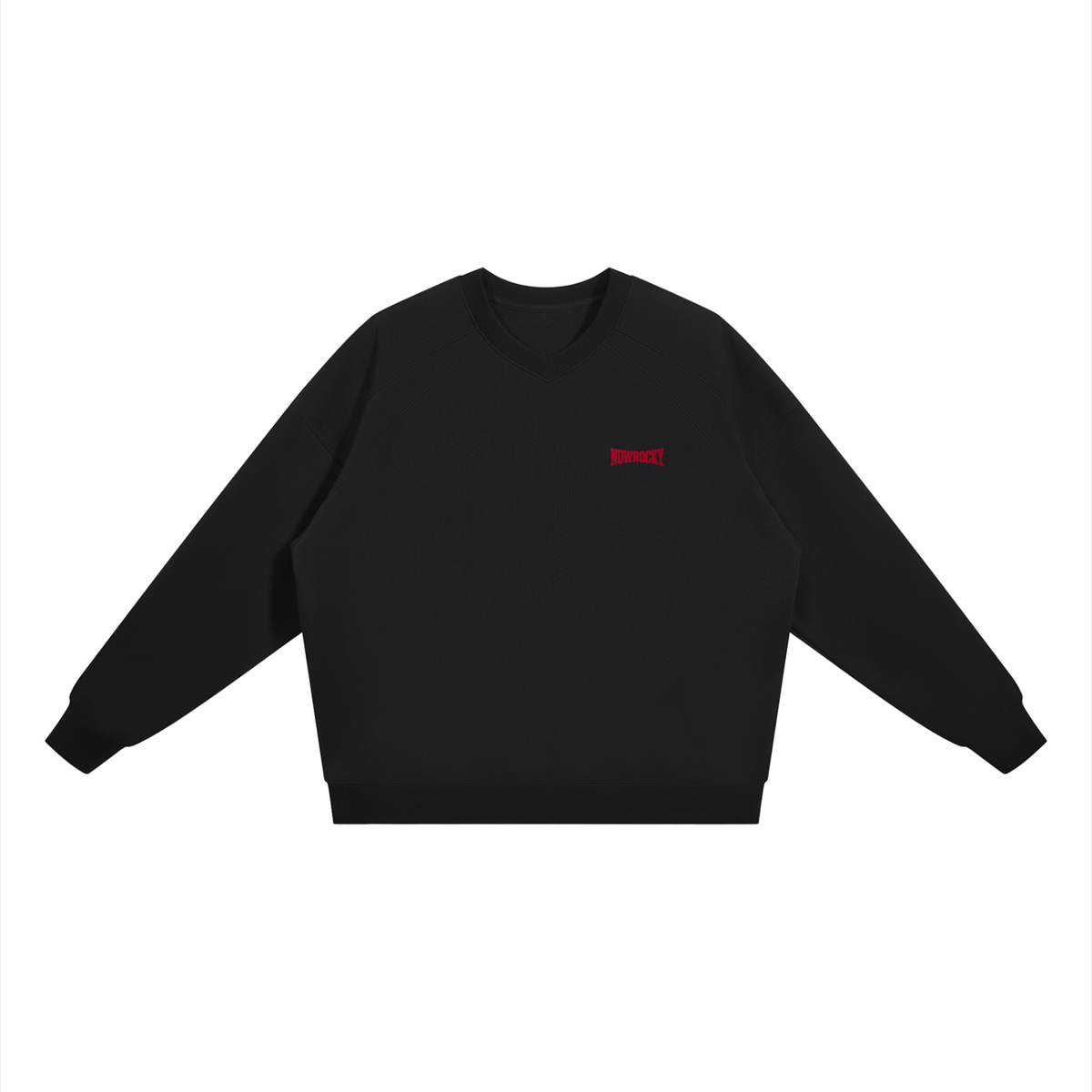 Bluza Oversize z Dekoltem V – Nowrocky (streetwear)