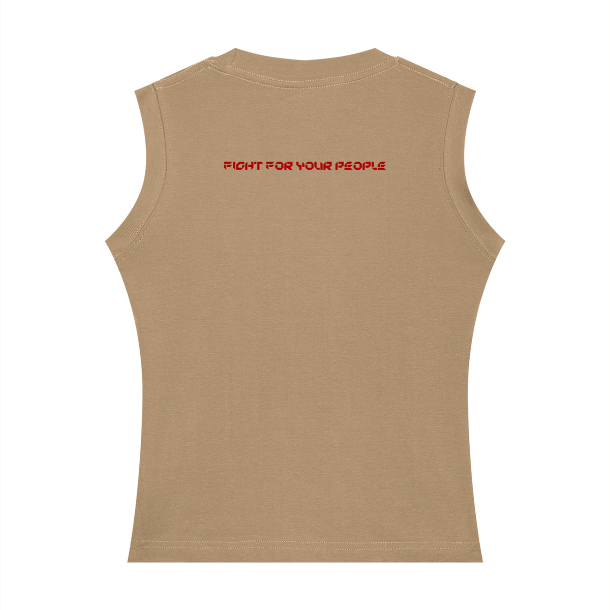 Tank Top Crewneck Regular Fit – Nowrocky™ — faktura bawełnianej dzianiny