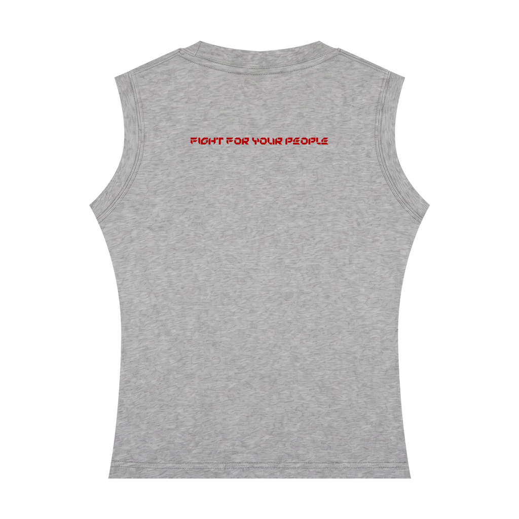 Tank Top Crewneck Regular Fit – Nowrocky™ — dolna krawędź i szew boczny