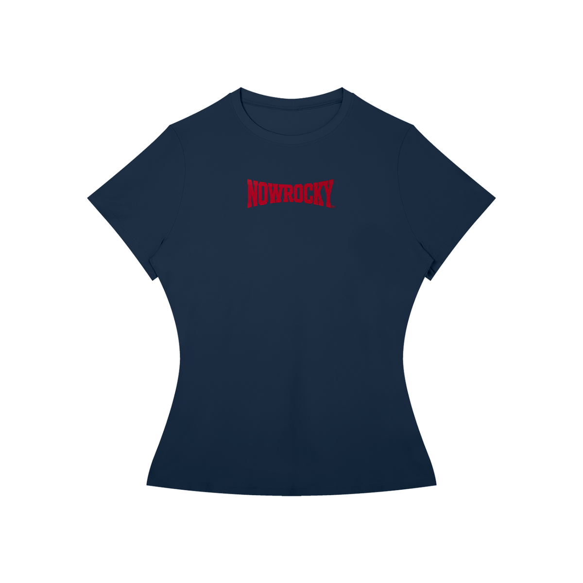 T-shirt Slim Fit Performance – Nowrocky™ — plecy i szerokość ramion z bliska