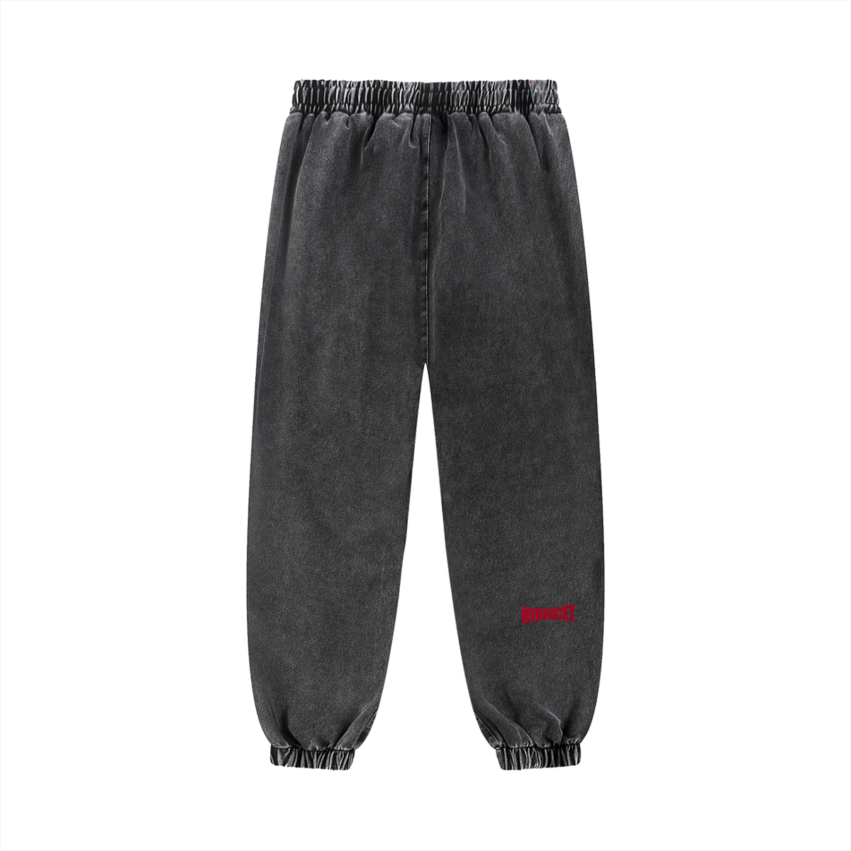 Spodnie Dresowe Snow Wash Jogger – Nowrocky™ — dres w spraniu snow wash, widok z tyłu