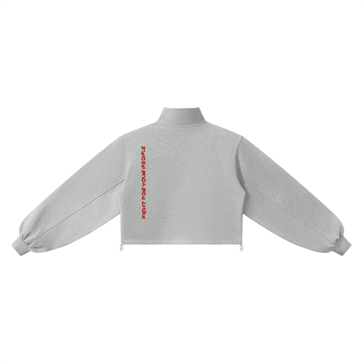 Bluza Crop Quarter-Zip ze Stójką – Nowrocky (streetwear)