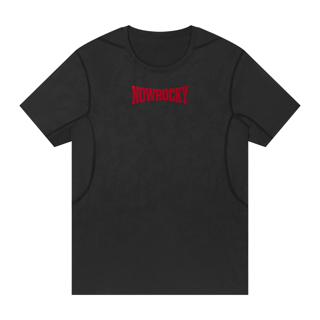 T-shirt Jacquard Mesh – Nowrocky™ — koszulka z siateczki, widok z przodu