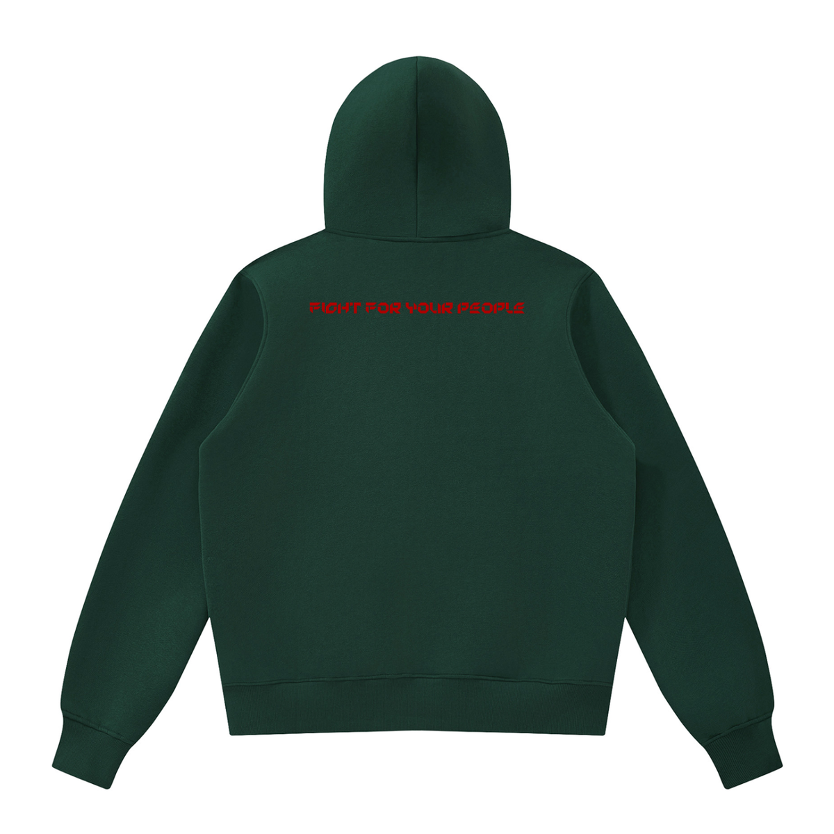 Bluza Fleece Full Zip z Kapturem – Nowrocky™ — zamek błyskawiczny na całej długości