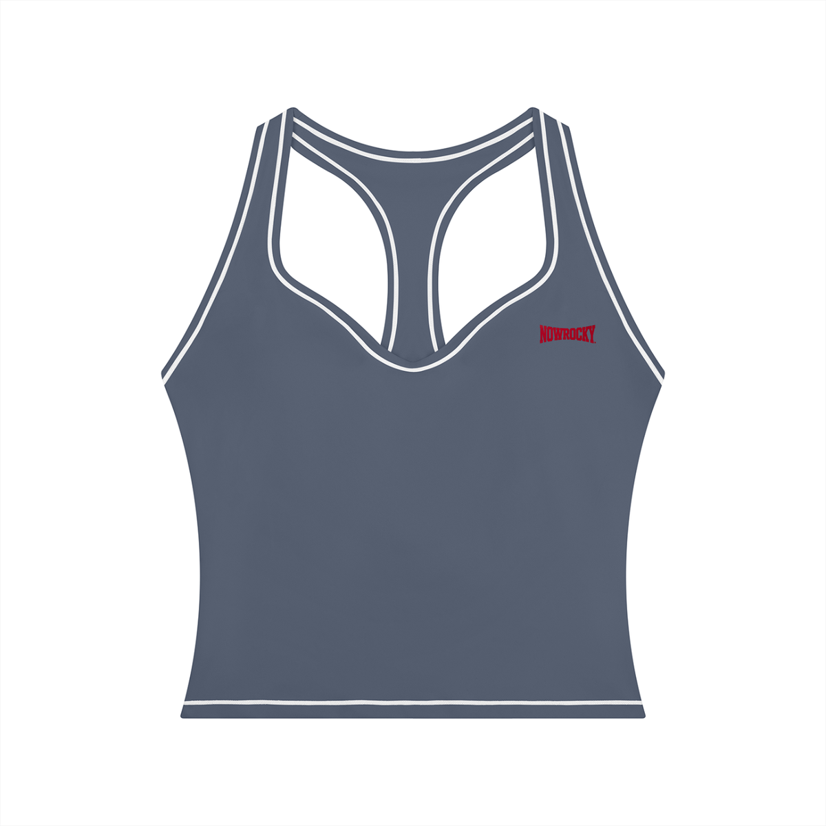 Tank Top Racerback Contrast Stitch – Nowrocky™ — zestawienie kolorów nici i tkaniny