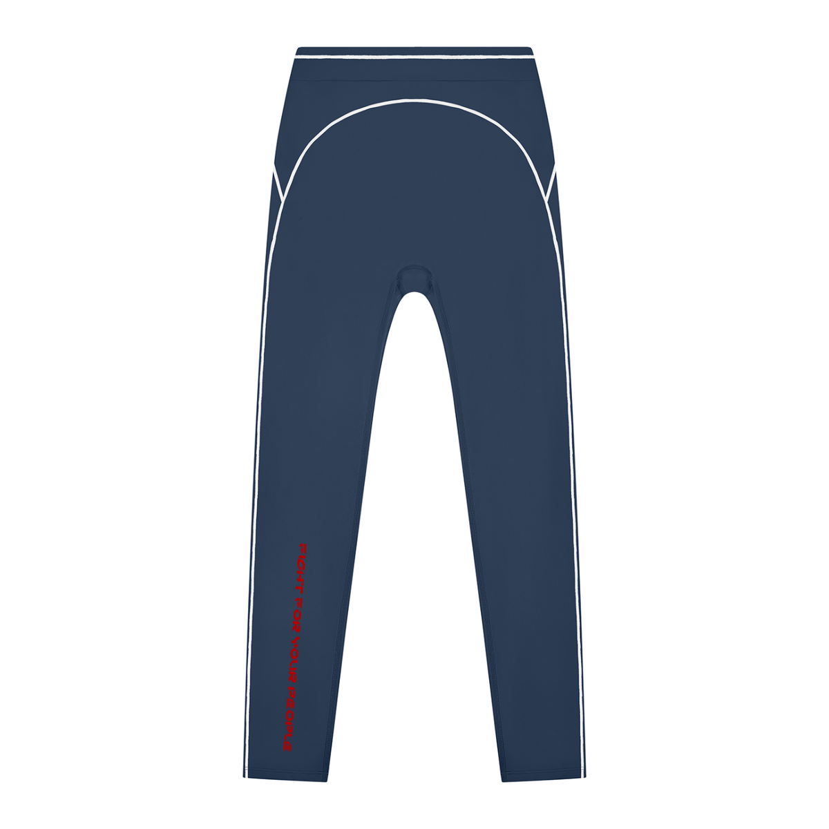 Legginsy Contrast Topstitch – Nowrocky™ — logo marki na pasie
