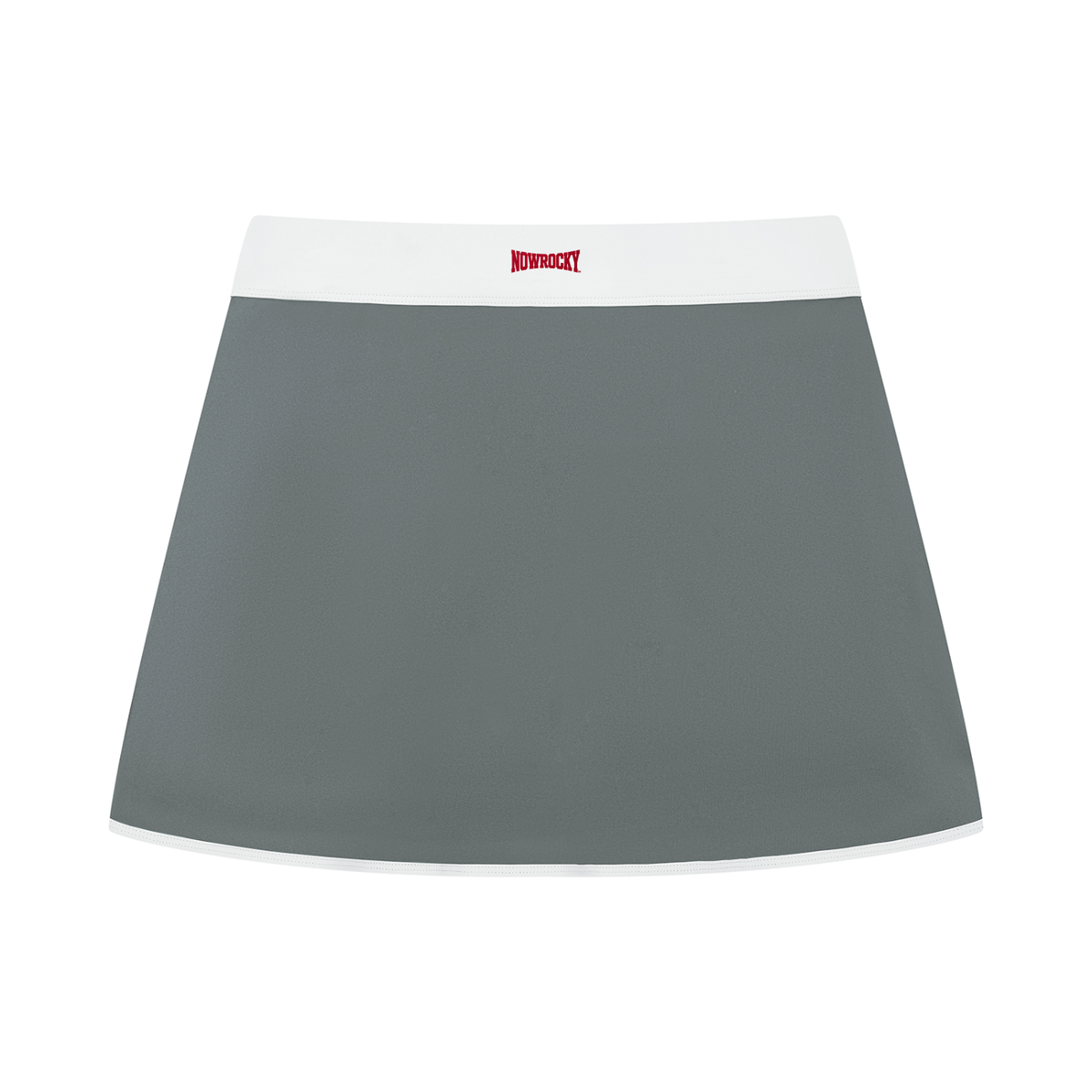Spódnica Skort Color Block A-Line – Nowrocky™ — zbliżenie na kontrastowy panel color block