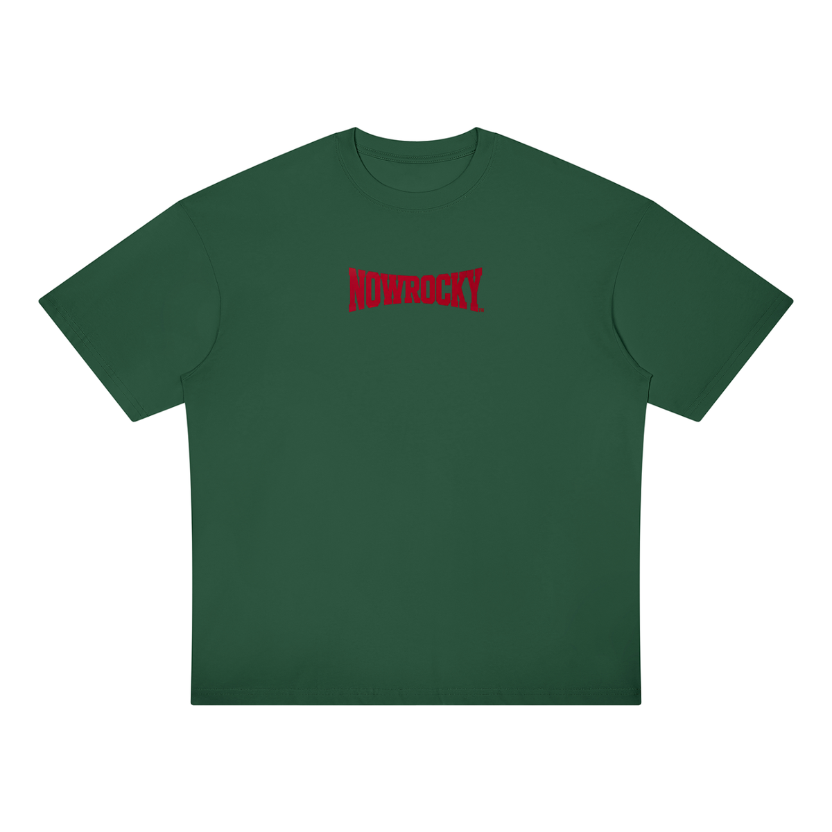 T-shirt Oversized Drop Shoulder – Nowrocky™ — koszulka na modelu, cała sylwetka