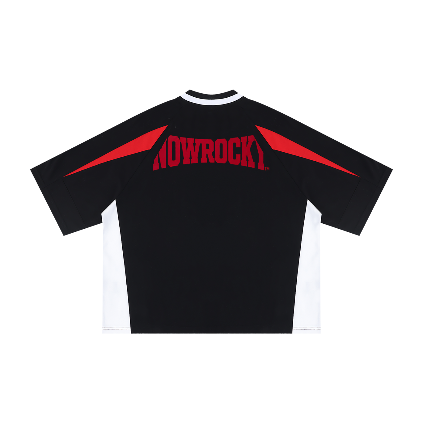 T-shirt Color Block V-Neck Oversized – Nowrocky™