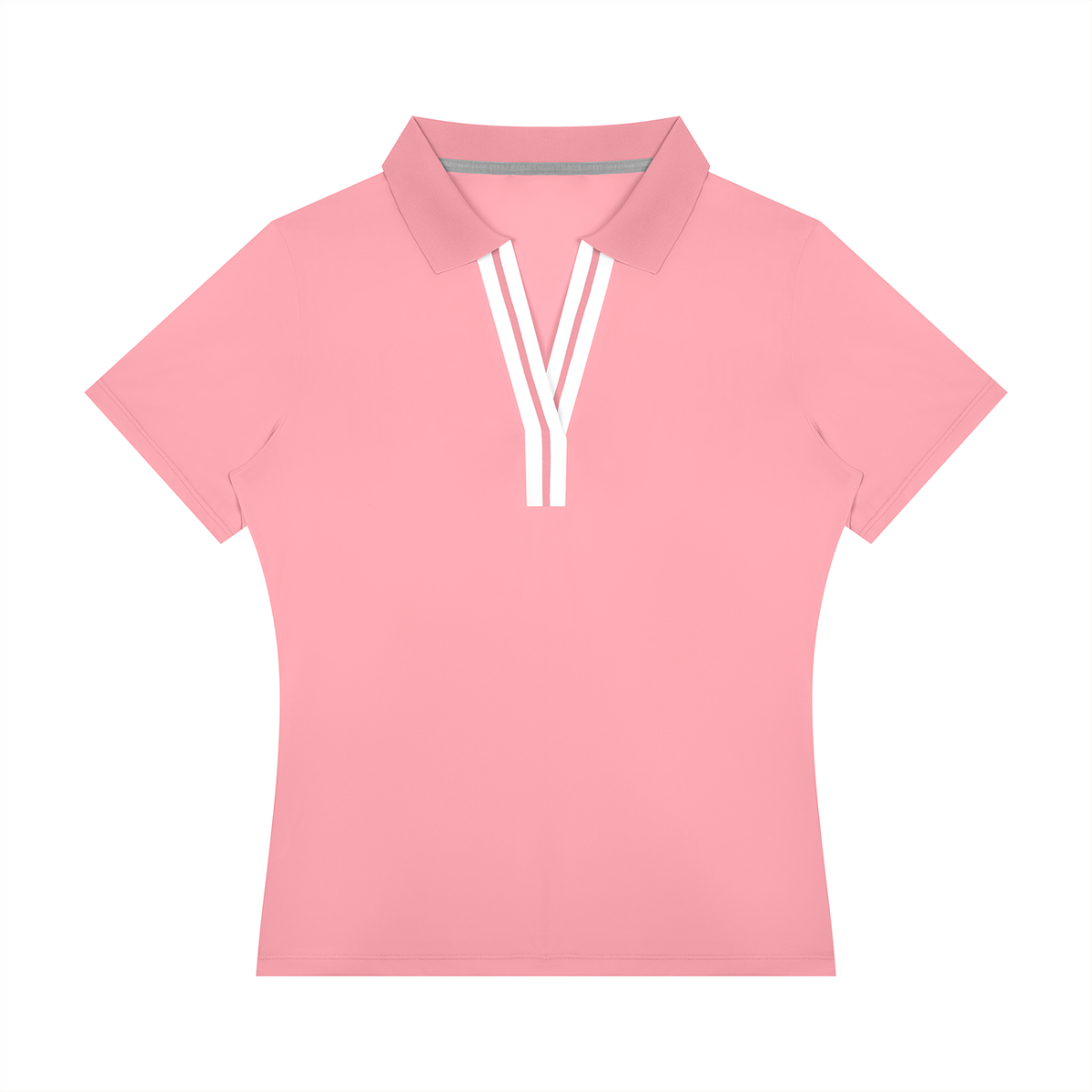 Polo Damskie Color Block Contrast Placket – Nowrocky™ — styk dwóch kolorów na korpusie