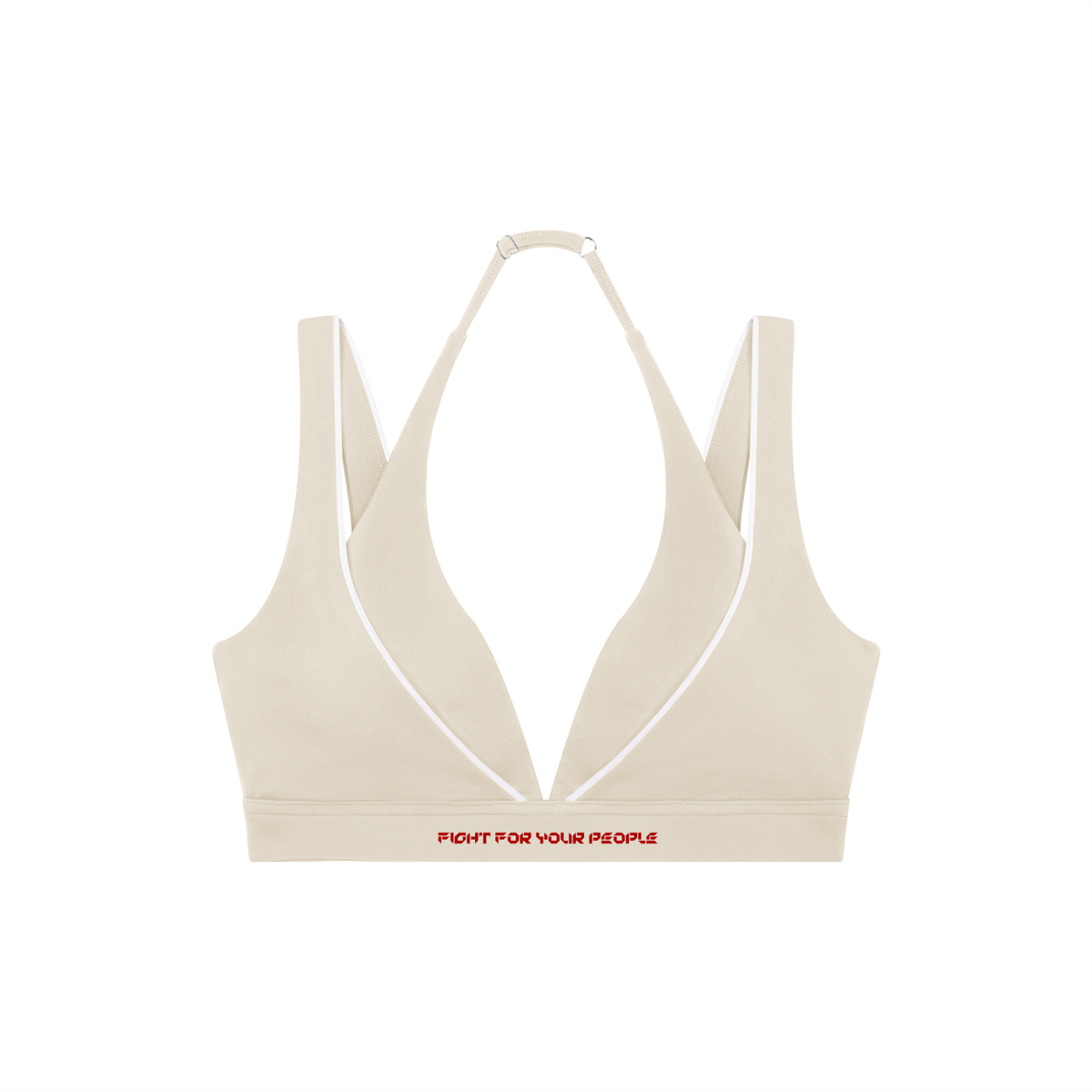 Biustonosz Sportowy Halter Deep V – Nowrocky™ — ramiączko halter i wykrój pleców