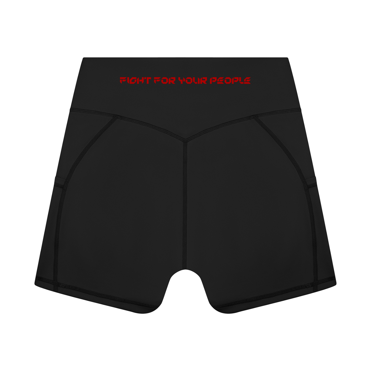Szorty High Rise Pocket – Nowrocky™ — krótkie spodenki od tyłu, wysoki stan na sylwetce